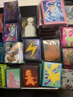 Pokemon TCG Sleeves Lot Of 46 Including 151/ Paldean Fates/ Prismatic & More - Image 3