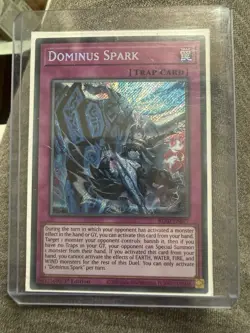 Yu-Gi-Oh Dominus Spark Secret Rare BLZD-EN077 1st Edition Mint - Image 1