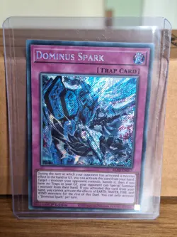 Yu-Gi-Oh TCG Dominus Spark Secret Rare 1st Edition BLZD-EN077 - Image 1