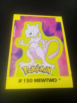 2000 Pokemon Navarrete Kanto Peru Buildable Card Mewtwo #150 Vintage US Seller - Image 1