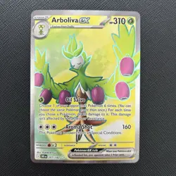 Pokemon Card Arboliva ex 207/182 Destined Rivals Full Art Ultra Rare NM - Image 2