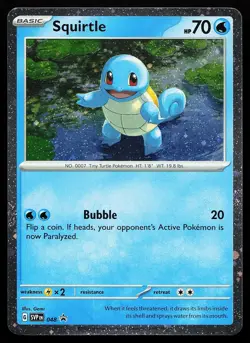 Squirtle 048 Cosmos Holo Scarlet & Violet Promo Pokemon Card - Image 1