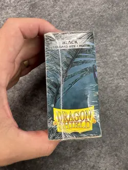 NEW Dragon Shield Matte Black Box of 100 Standard Size Card Sleeves 2.5X 3.5 - Image 4