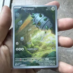 Pokemon Ferroseed 148/086 WHT White Flare Illustration Rare Pokemon Card TCG NM - Image 1