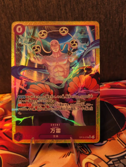 One Piece CCG: Enel Banrai Holo Event Card OP15-078 Japanese NEAR MINT - Image 1