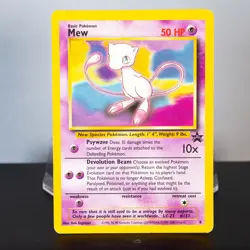 Pokemon Card - Mew #8 WoTC Black Star Promo MP - Image 1
