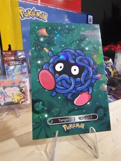 Tangela #114 - Pokemon 2024 Card Database 1 Cracked Ice Holo US Seller - Image 2