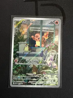 Pokemon Center Charmander Stamped Promo Card 044 W/free Card - Image 1