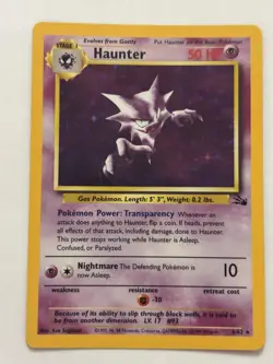 Pokemon TCG Haunter Fossil Holo 6/62 Ungraded Excellent Condition 2016 - Image 1