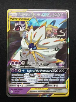 Pokemon: Solgaleo & Lunala GX TAG TEAM 75/236 Ultra Rare Unified Minds - Image 1