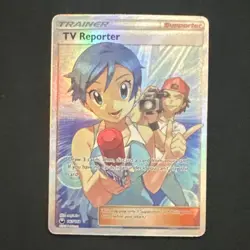 Pokemon Company TV Reporter 167/168 Celestial Storm Ultra Rare Full Art Holo - Image 1