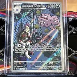 Pokemon TCG Team Rocket's Weezing Sv10 Destined Rivals 199/182 IR Holo EN 130 HP - Image 1