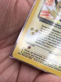 Pokemon Dark Raichu Team Rocket Secret Rare Holo Trading Card MP - Image 4
