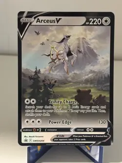 Pokemon TCG Arceus v SWSH204 Sword & Shield Promo - Image 1