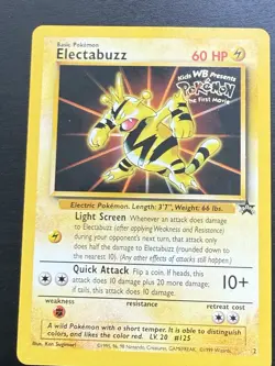 Electabuzz #2 WB Movie Black Star Promo Pokemon TCG Card NM Condition - Image 1