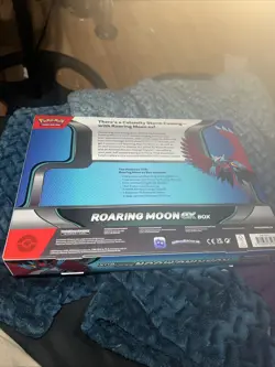 Pokemon TCG Roaring Moon ex Box. 4 Booster Packs, Foil Promo Cards. Sealed - Image 2
