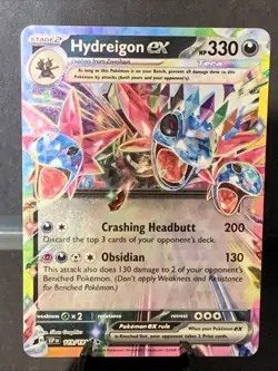 Pokemon TCG Hydreigon EX 119/191 - Surging Sparks - NM Tera Double Rare Card NM - Image 1