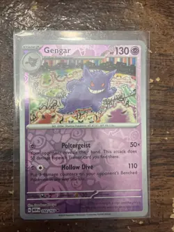 Pokemon Gengar 094/165 Scarlet & Violet 151 Reverse Holofoil NM - Image 1