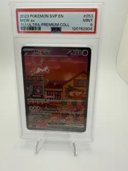 Mew Ex #53 Pokemon Black Star Promo 151 Ultra-Premium Collection PSA 9 - Image 1
