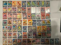 Pokemon Vintage 1998 Topps TV Animation Series 1 & 2 Mixed 81 Card Lot No Dupes - Image 1