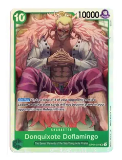 Donquixote Doflamingo OP04-031 SR Foil One Piece Premium Booster -The Best- NM - Image 1