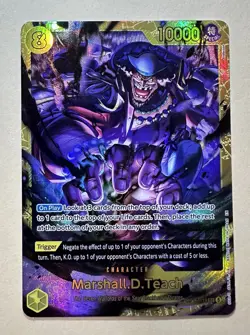 One Piece TCG Marshall D. Teach OP16-119 SEC English - Image 1