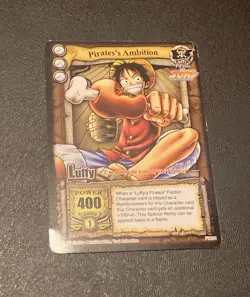 One Piece CCG The Quest Begins Pirate’s Ambition Luffy PR001 Shonen Jump Promo - Image 1