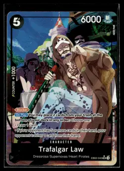 2025 One Piece - Extra Booster: Anime 25th Collection (Alt Art) Trafalgar Law - Image 1