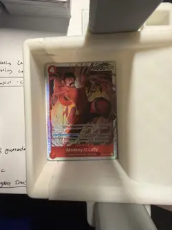 Monkey.D.Luffy OP16-015 Super Rare The Time of Battle One Piece Foil Near Mint - Image 1