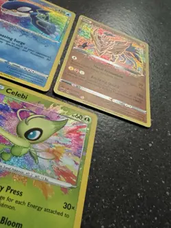 Pokemon TCG 3 Card Holo Lot Celebi/Kyogre/Zamazenta Rare NM - Image 4