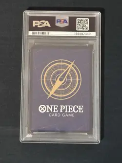 Bandai One Piece Monkey D. Luffy OP13-058 Treasure Rare Holo PSA 10 Graded - Image 2