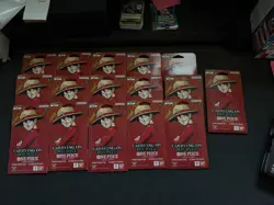 One Piece OP-13, Carrying on His Will Sleeved Booster Packs, Lot of 16 - Image 1