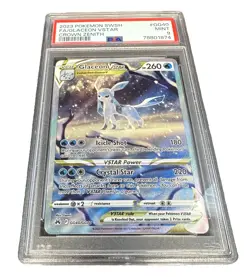 2023 Pokemon SWSH Glaceon VSTAR GG40/GG70 Crown Zenith Pokemon Card PSA 9 Mint - Image 1
