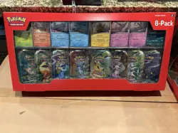 Pokemon Prismatic Evolutions 8 Mini-Tins w Promo Cards Costco 2-pack - Image 5