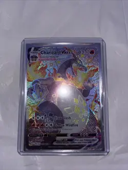 Shiny Charizard VMAX Shining Fates Pokemon Card SV107/122 Pack Fresh NM - Image 1