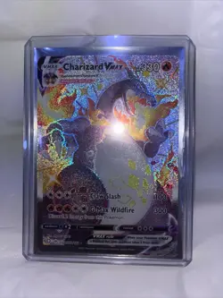 Shiny Charizard VMAX Shining Fates Pokemon Card SV107/122 Pack Fresh NM - Image 2
