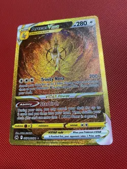Arceus VSTAR Secret GG70/GG70 Crown Zenith Galarian Pokemon Card TCG Gold - Image 5