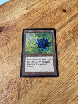 mtg black lotus alpha magic the gathering - lightly played but good condition - Image 1
