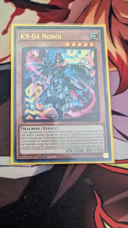K9-04 Noroi DOOD-EN025 Ultra Rare Yu-Gi-Oh Card English Edition - Image 1