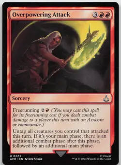Overpowering Attack (37) Universes Beyond: Assassin's Creed NM - MTG - Image 1
