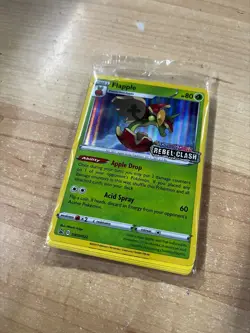 Pokemon Sword & Shield: Rebel Clash B&B - Flapple SWSH022 SEALED pack of cards! - Image 2