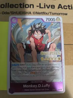 Monkey D Luffy OP03 070 C JUDGE PROMO GOLD STAMP ENGLISH One Piece Card Game - Image 2