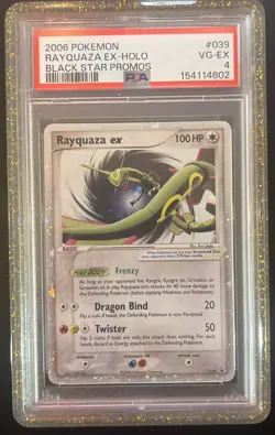 Rayquaza EX 2006 Pokemon TCG Nintendo Black Star Promo Holo Card 039 PSA 4 VG-EX - Image 1