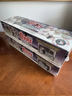 2022 Topps Baseball Complete Factory Set Target Exclusive Sealed x2 w/ Chrome RC - Image 1
