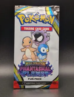 Pokemon Phantasmal Flames Fun Pack Sealed Booster TCG Promo Pack - Image 1