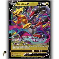 Pokemon Sword and Shield Promo Giratina V SWSH259 Ultra Rare Holo Card LP - Image 1