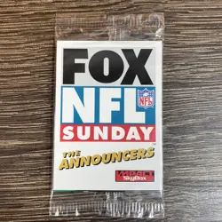 Fox NFL Sunday The Announcers Promo Pack New Sealed! 1995 Skybox 💥💥💥 - Image 1