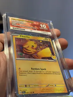 Swirl Pikachu 051/162 30th Anniversary Stamped 2026 Pokemon Day Promo ACE 10 - Image 2