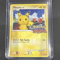 Pikachu Pokemon Rumble 7/16 Promo Holo English 2009 - Image 1