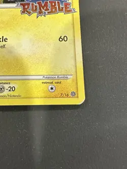 Pikachu Pokemon Rumble 7/16 Promo Holo English 2009 - Image 5